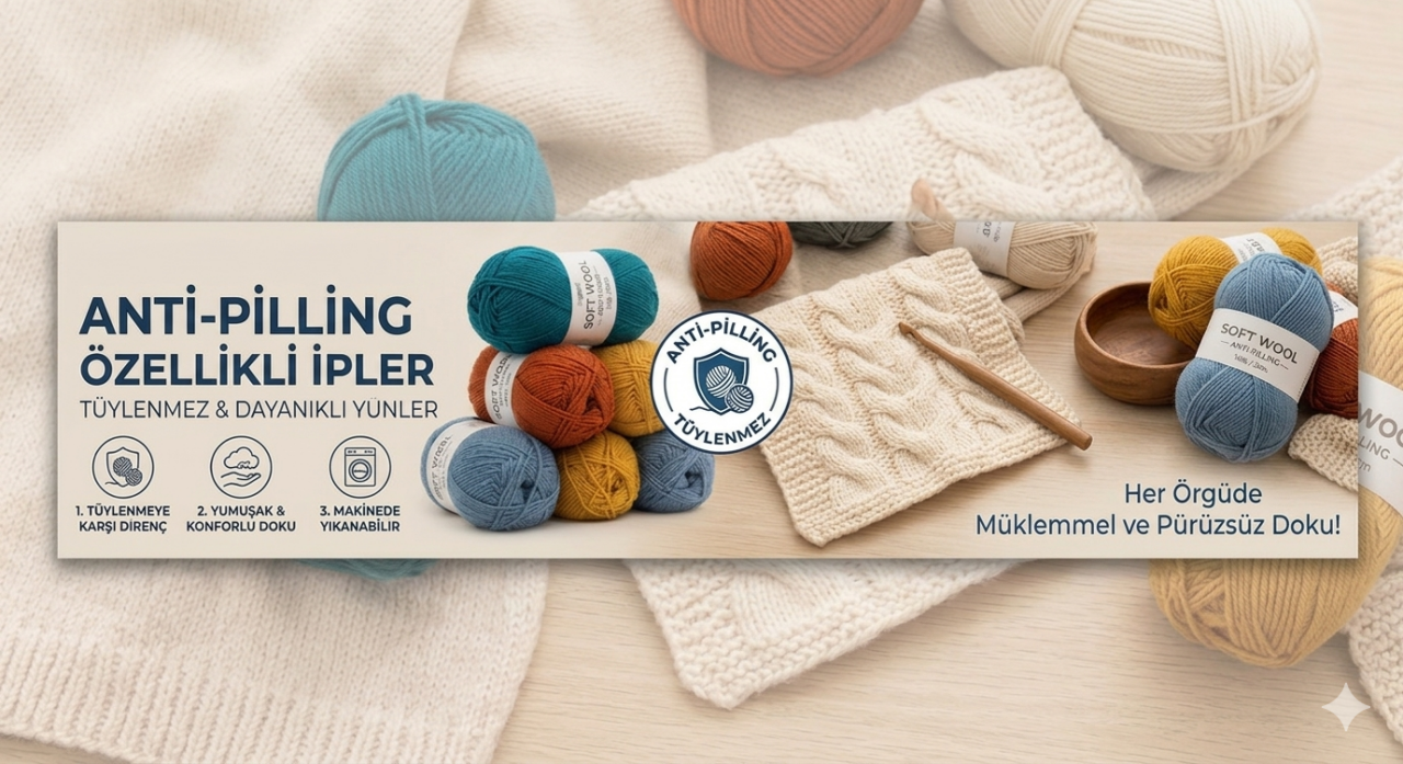 Anti-pilling (Tüylenmeyen) İpler