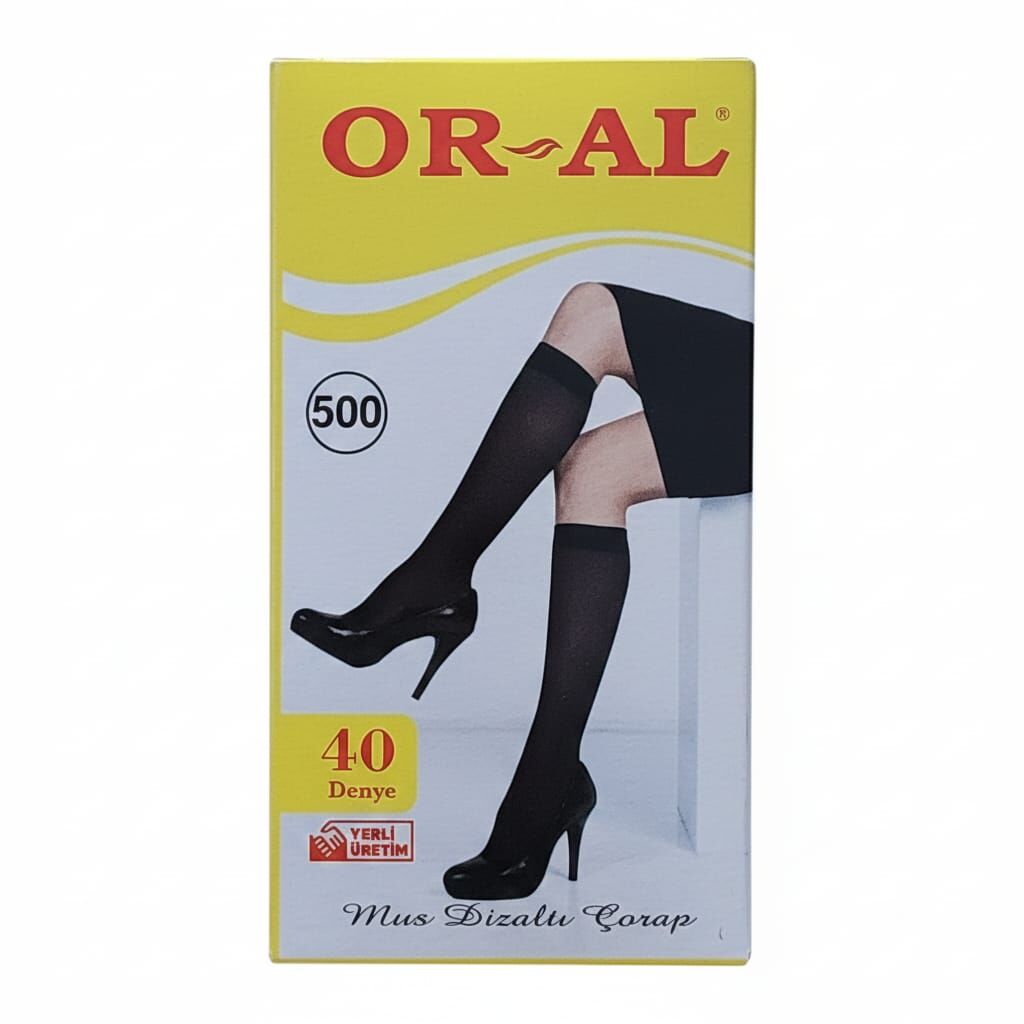 Oral  Mus Dizaltı Çorap/40 Den//6 Adet